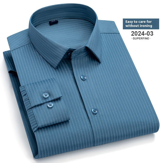 Spring And Autumn Fashion Floral Youth Men's Long-sleeved Shirt