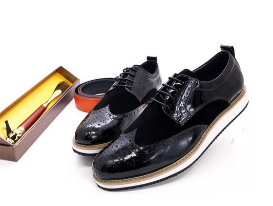 British Style Breathable Business Casual Men's Shoes