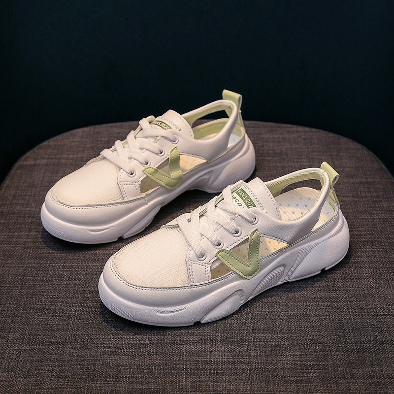 All-match Casual Sports Flat Mid-heel Sandals