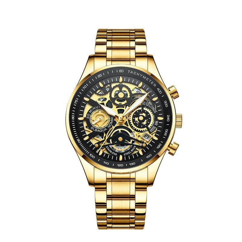 Multifunctional Skeleton Mechanical Design Watch