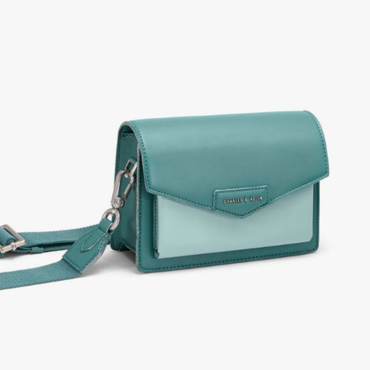 Shoulder Bag Envelope Messenger Bag Powder Wax Commuter Ladies Flip Bag