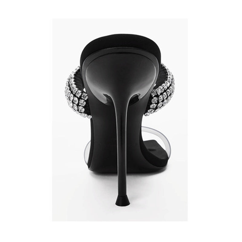 Women's Fashion Stiletto Heel Rhinestone Sandals