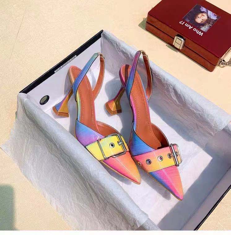 Pointed rhinestone high heels fairy style