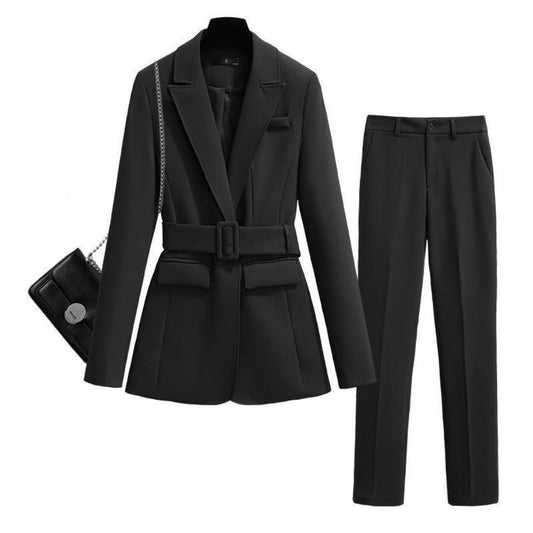 Ladies Autumn And Winter New Fashion Professional Two-piece Suit