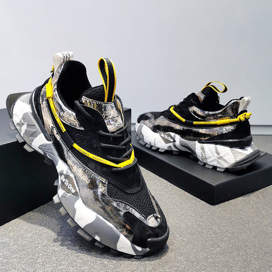 Men's casual stitching sneakers