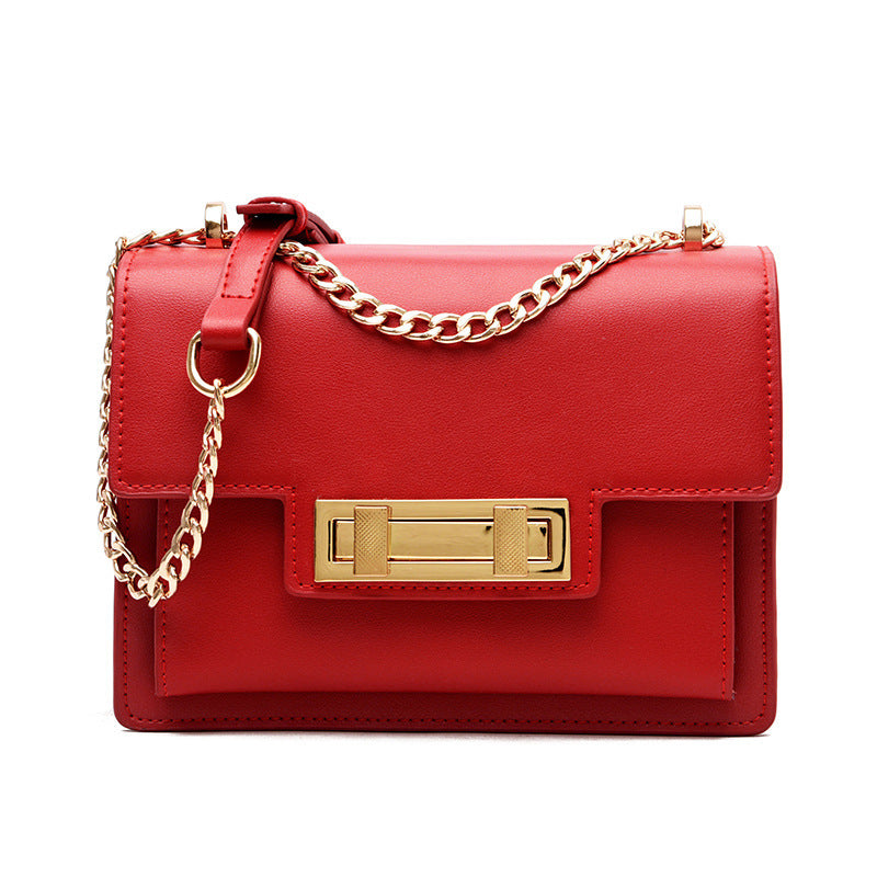 Versatile fashion cross body leather bag