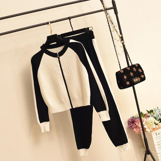 Two-piece Sweater Knitted Cardigan Jacket