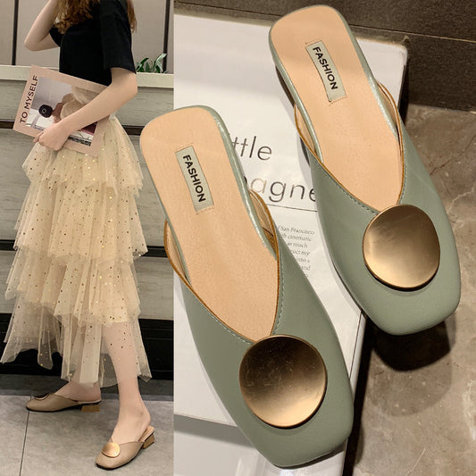 Low heel fashion high heels