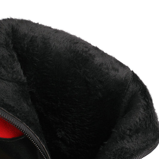 Muffin Thick Bottom Chunky Heel High Heel Martin Boots