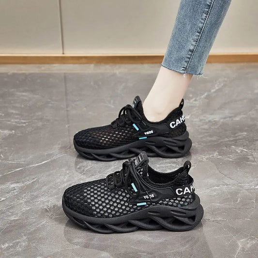 Summer Fly-knit Sneakers Versatile Mesh Breathable
