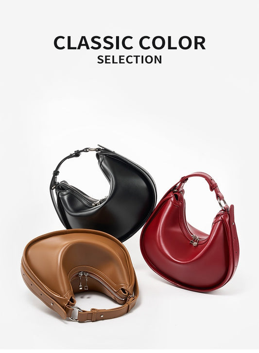 Special-interest Design Selenodont Bag Genuine Leather Underarm Crossbody All-matching