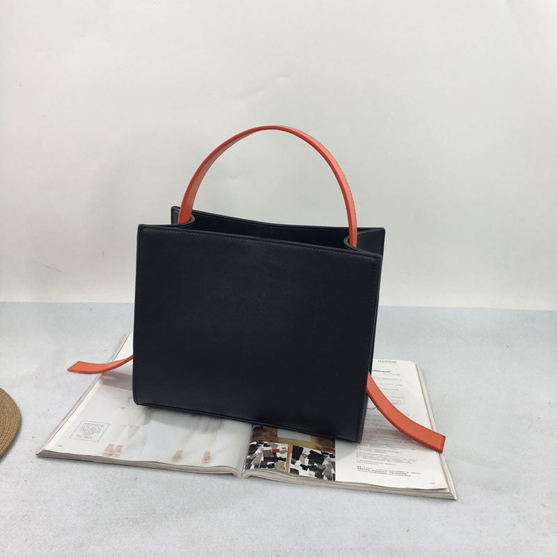French Niche Foreign Style New Leather Shoulder Handbag