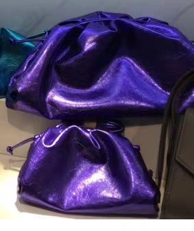 Cloud Bag Female Fold Clip Bag Solid Color Shoulder Bag