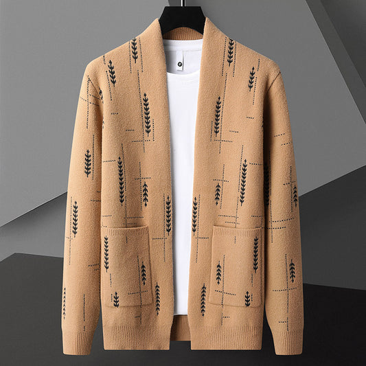 New Cardigan Sweater Men's Coat