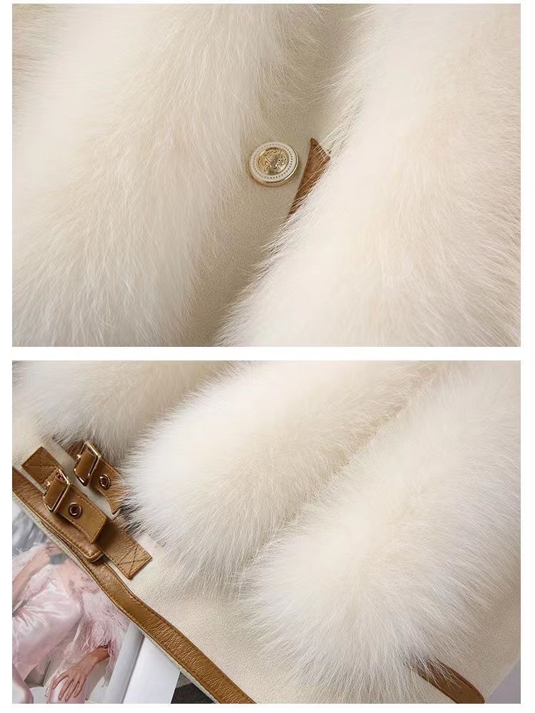 Fur Women's Fur Imitation Fox Fur Jacket