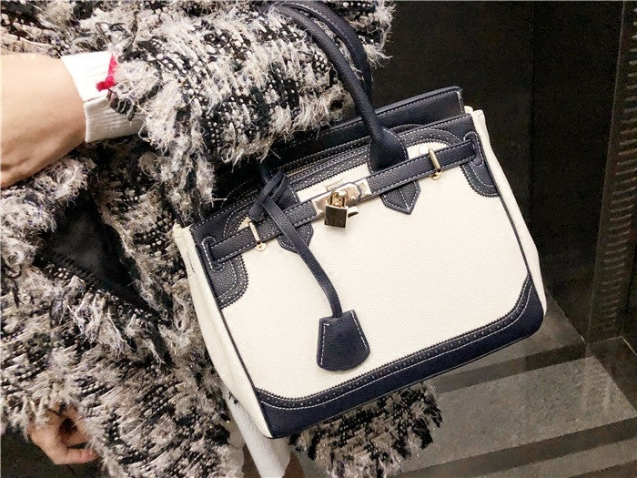 Locked vintage platinum bag