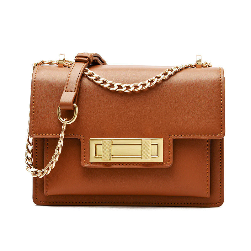 Versatile fashion cross body leather bag