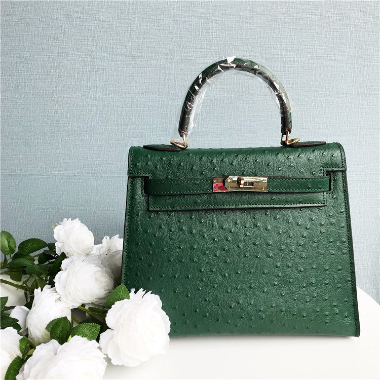 All-match texture messenger bag