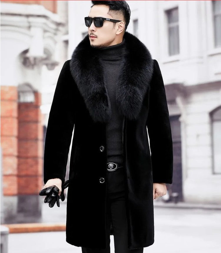 Men's fur coat