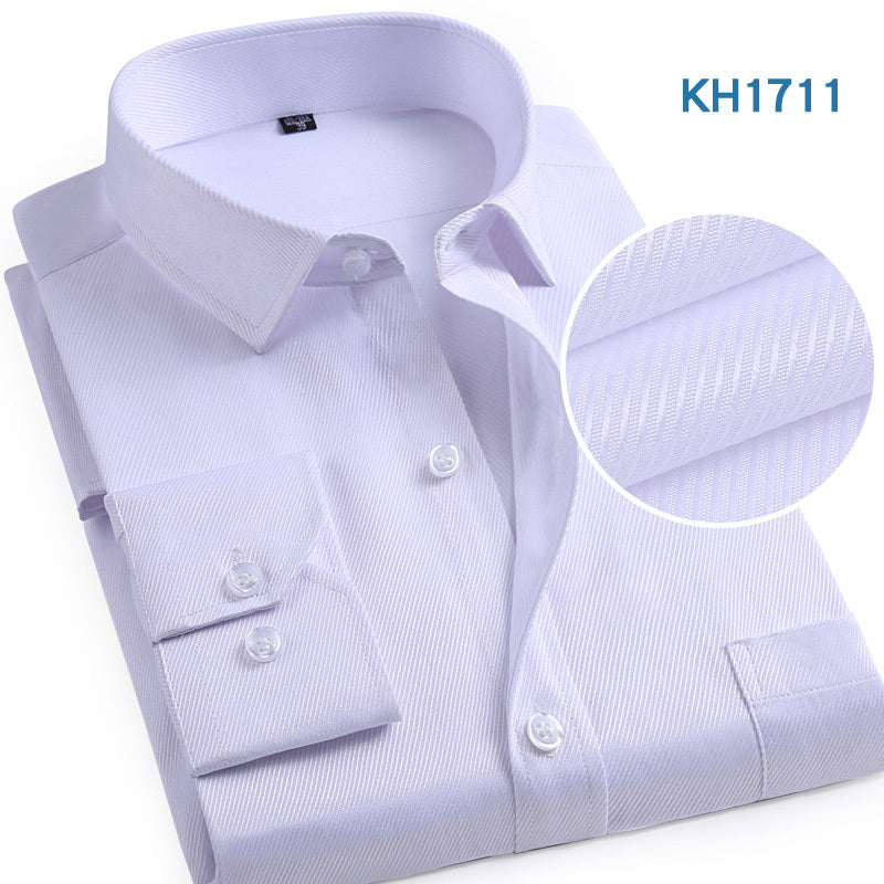 Workwear Formal Wear Business Casual Long-Sleeved Shirt