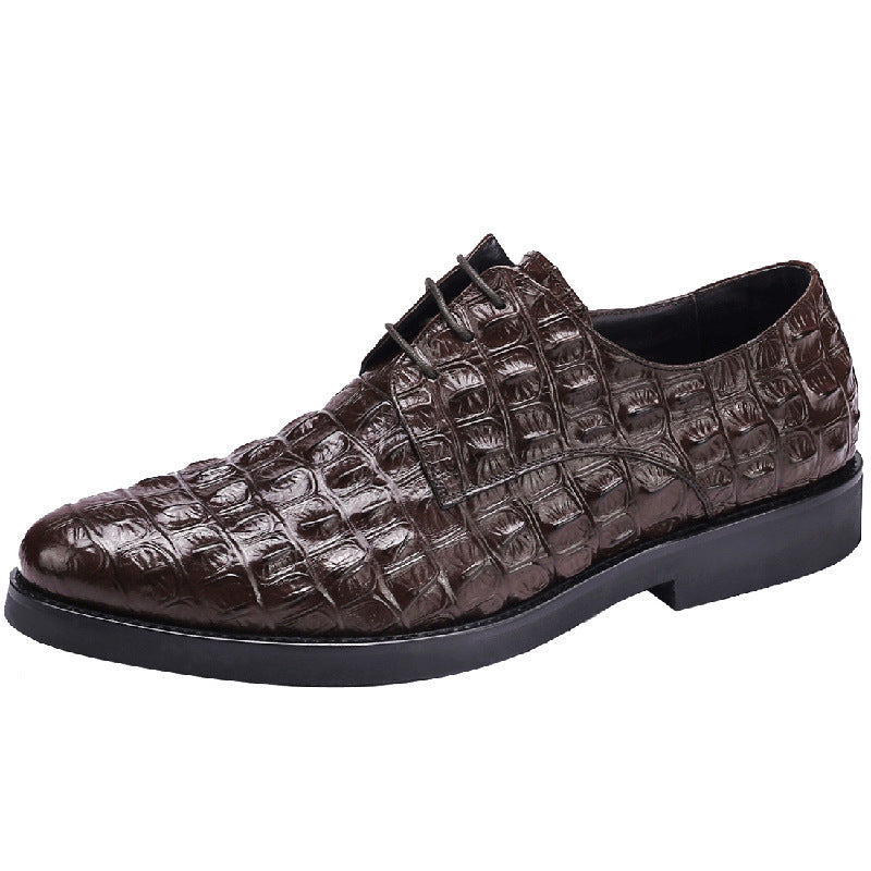 Round Toe Business Leather Shoes