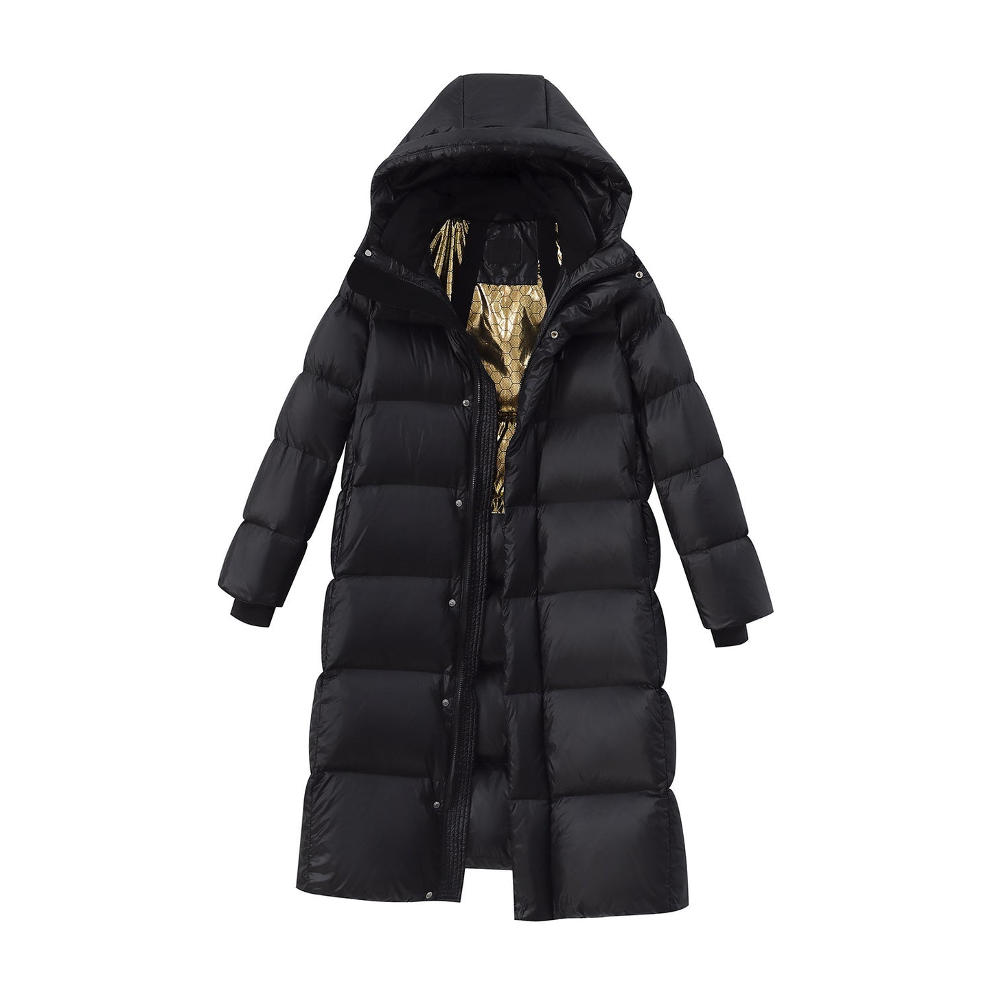 White Duck Down Mid-length Down Jacket Women