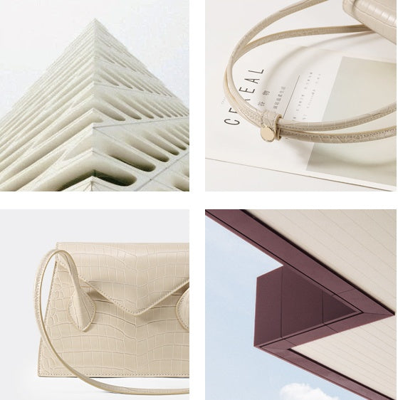 pattern French all-match underarm bag