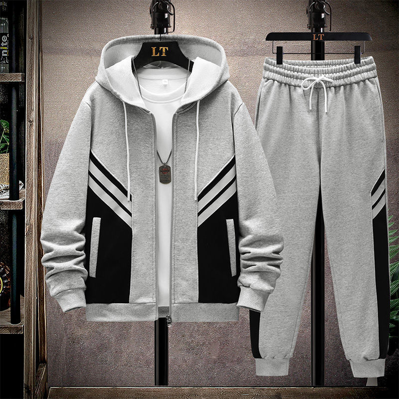 Casual Sports Suit Men's Loose Sportswear Hooded