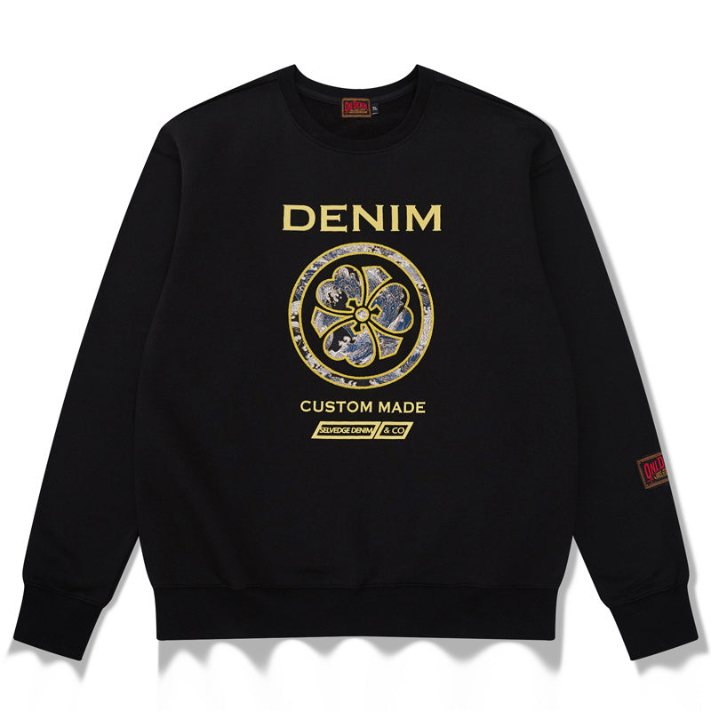 Fleece printed sweatshirt