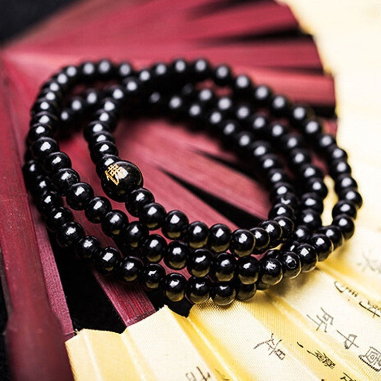 Sandalwood Buddhist Beads Wood Bracelet Women