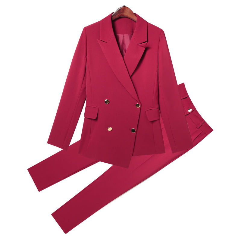 Western style red suit