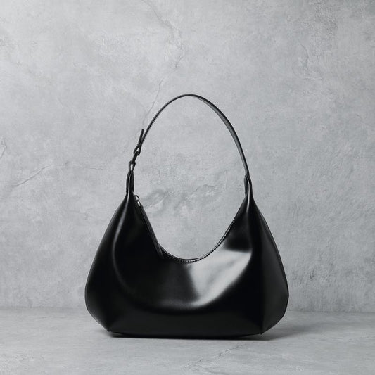 One shoulder portable leather bag