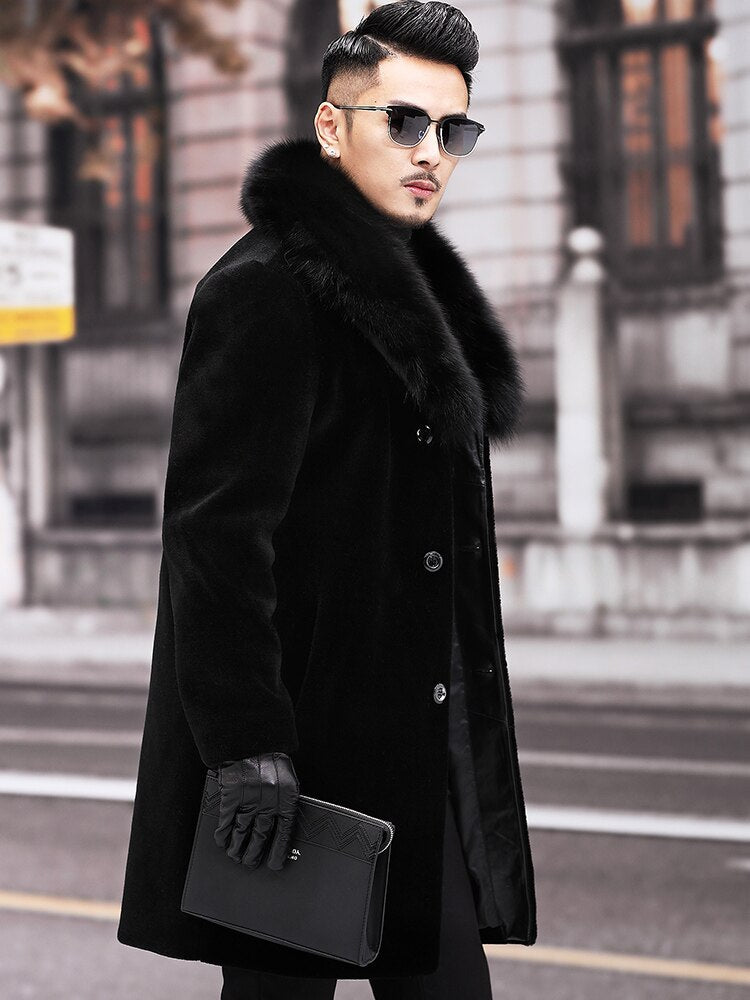 Men's fur coat