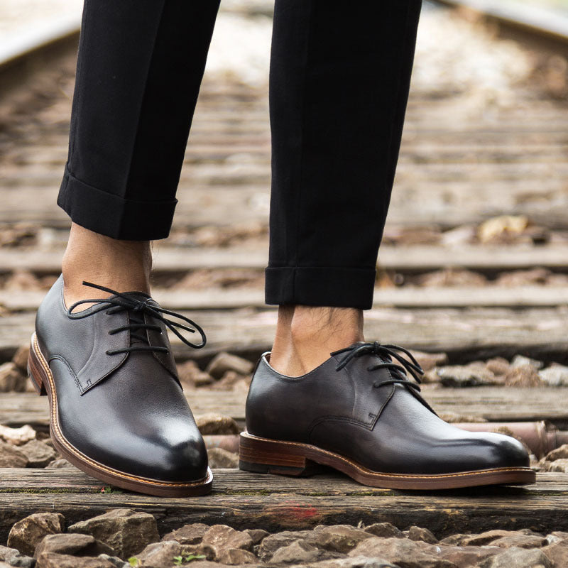 British All-Match Lace-Up Business Derby Shoes