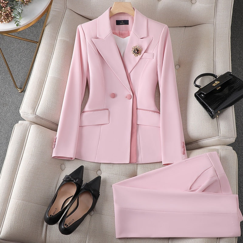 Niche Temperament White Collar For Business Enterprises Suit Women