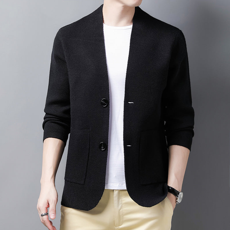 Men's knitted cardigan