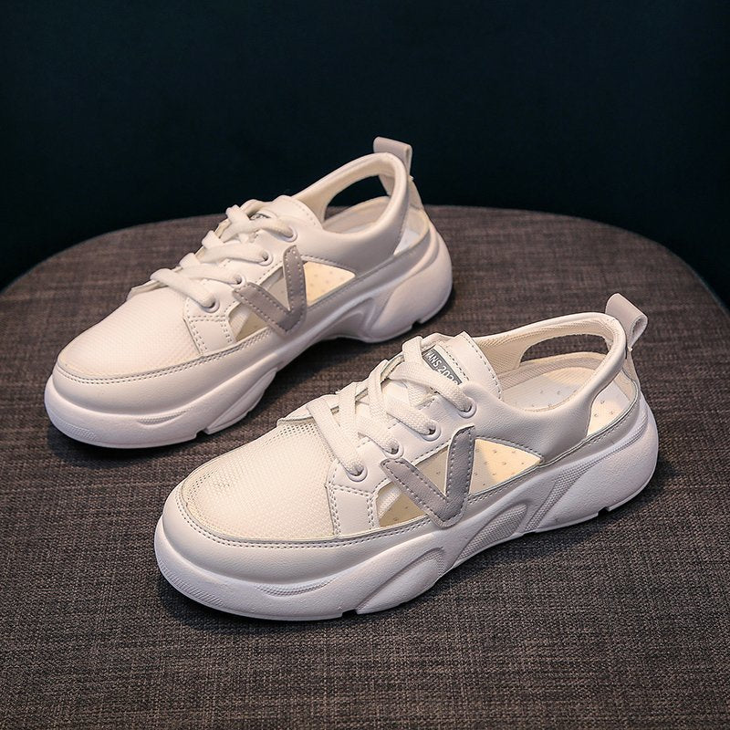 All-match Casual Sports Flat Mid-heel Sandals