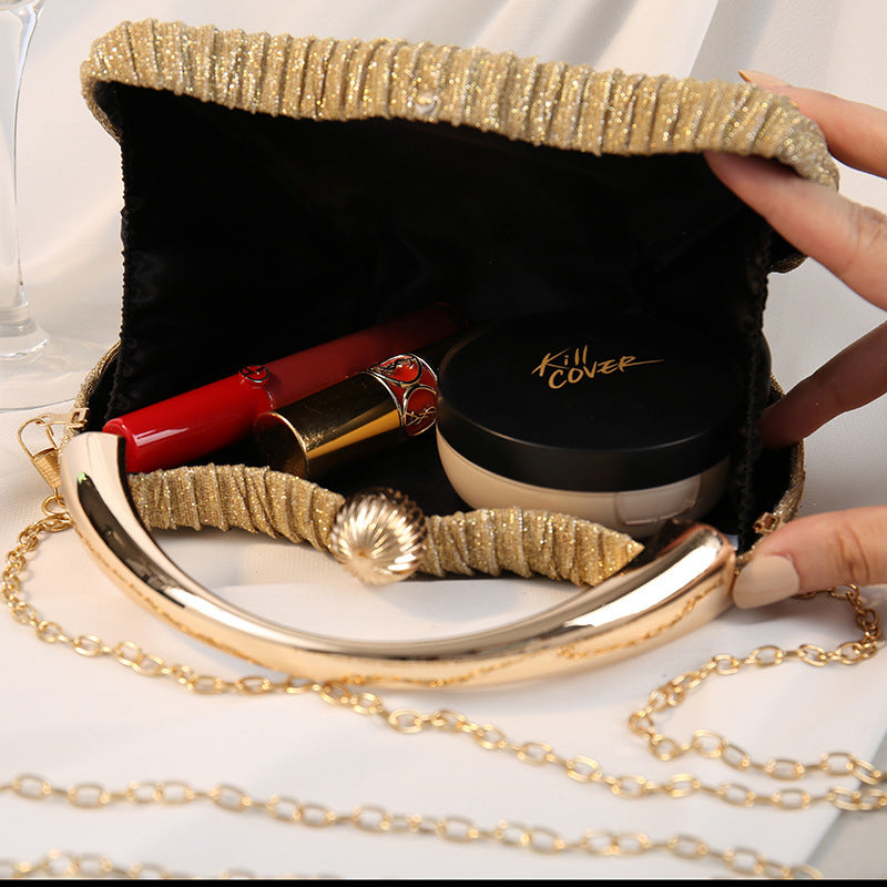 Women's Fashion Portable Box Round Bag