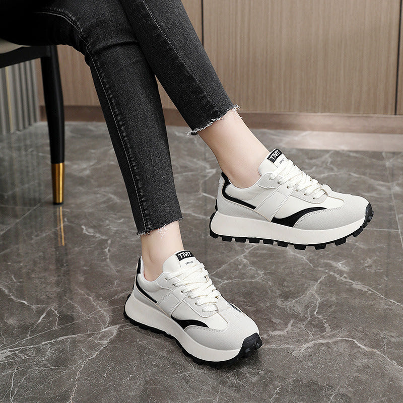 Color Matching Sports Women's Shoes Breathable Platform