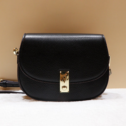 Korean Version Single Shoulder Crossbody Women's Bag Genuine Leather