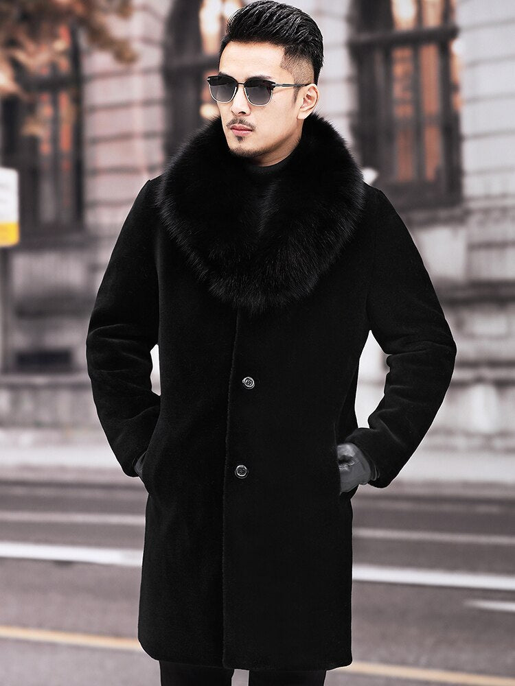 Men's fur coat