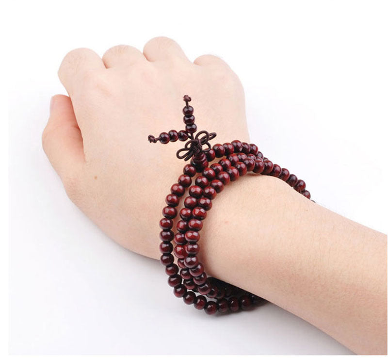 Sandalwood Buddhist Beads Wood Bracelet Women