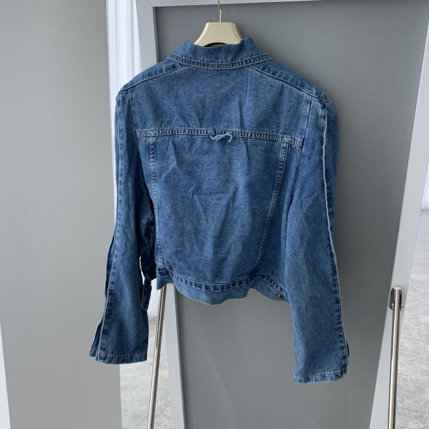 Design Loose Denim Jacket For Women