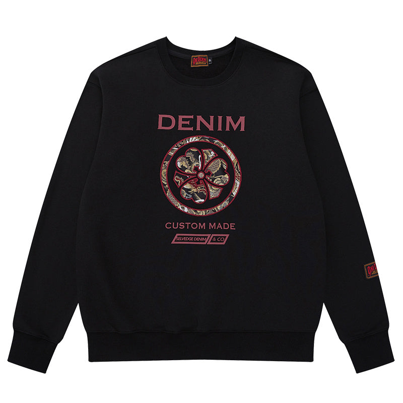 Fleece printed sweatshirt