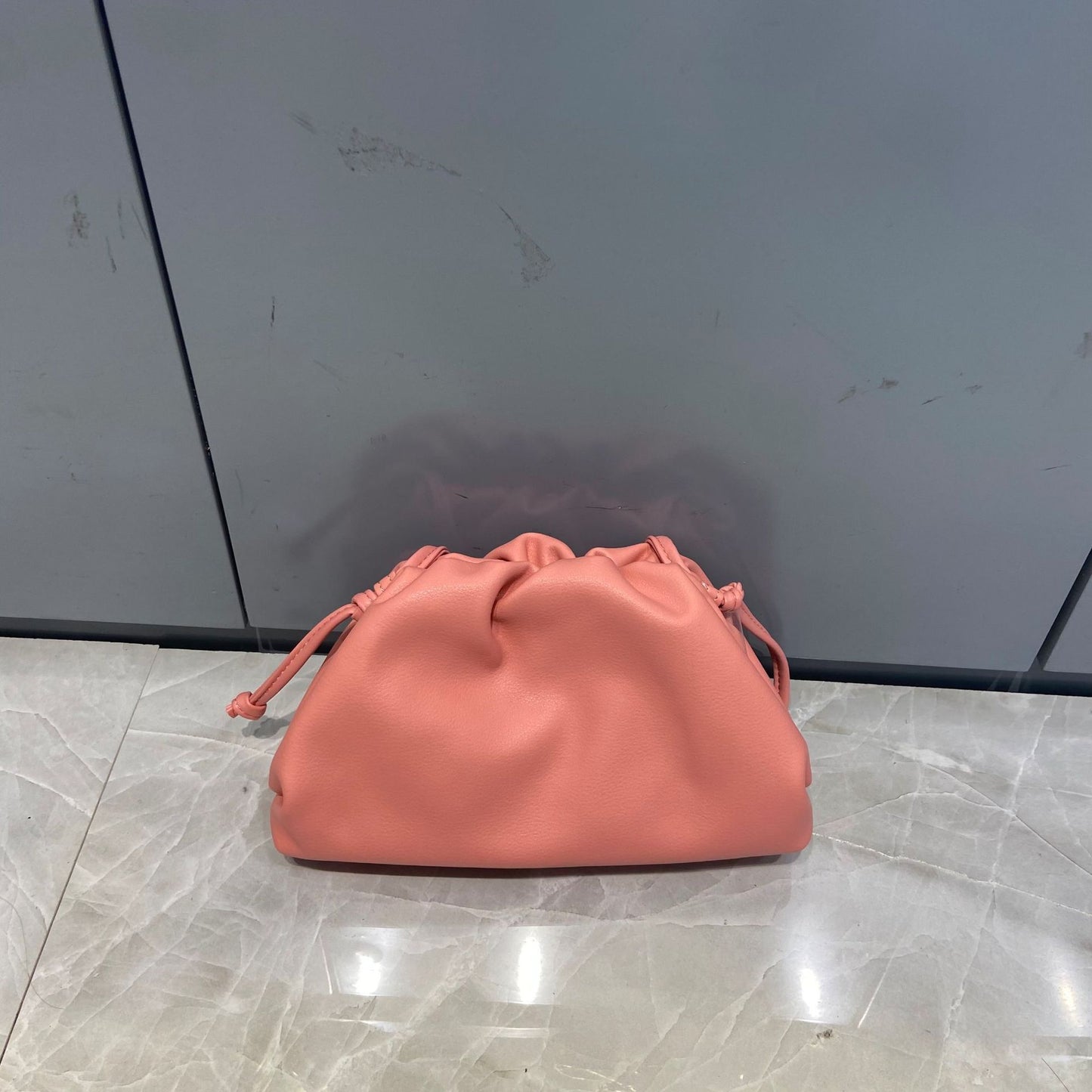 Cloud Bag Female Fold Clip Bag Solid Color Shoulder Bag