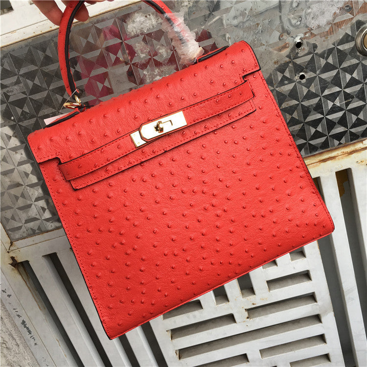 All-match texture messenger bag