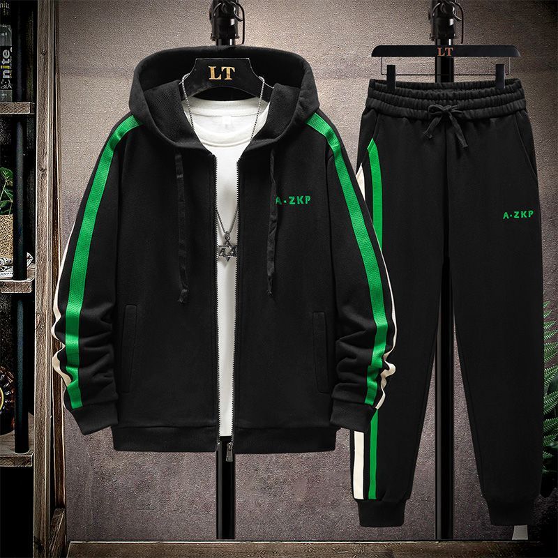 Casual Sports Suit Men's Loose Sportswear Hooded