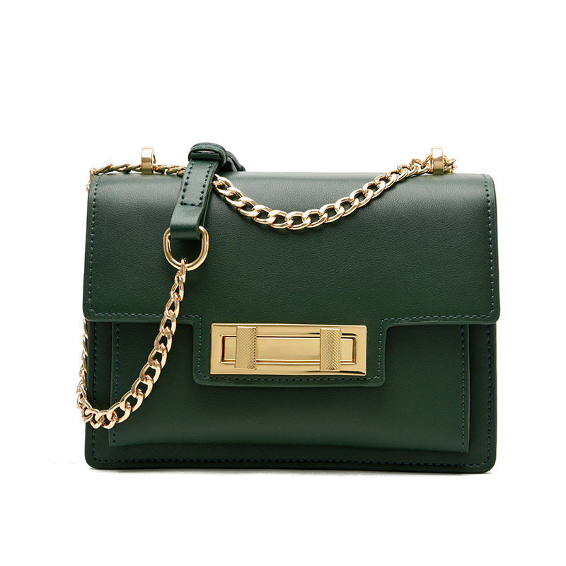 Versatile fashion cross body leather bag