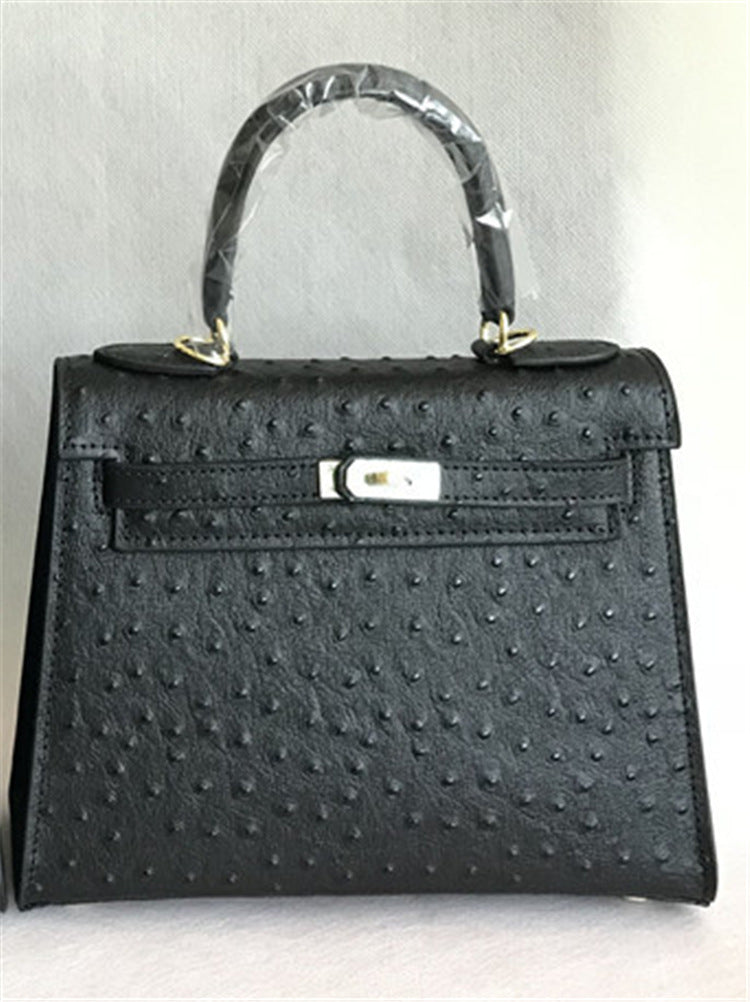 All-match texture messenger bag