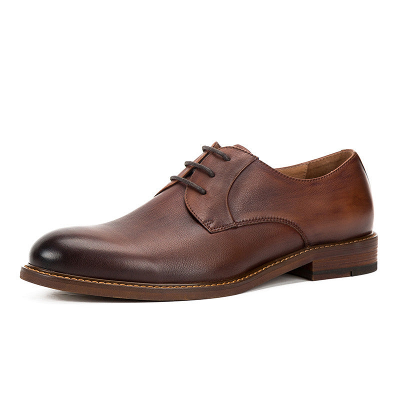 British All-Match Lace-Up Business Derby Shoes